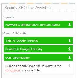 Squirrly the wordpress seo plugin